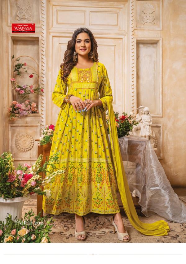 Wanna Paheli 2 Fancy Wear Anarkali Kurti With Dupatta Collection